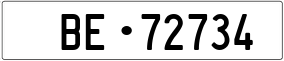 Truck License Plate